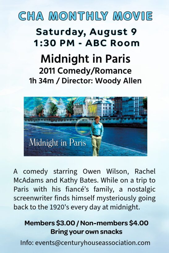 poster for movie Midnight in Paris